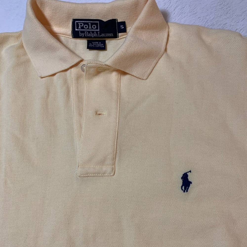 ***Vintage*** Polo by Ralph Lauren yellow polo